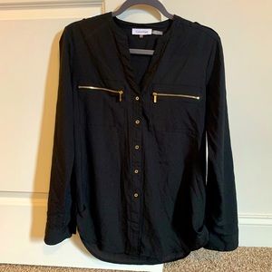 Black Calvin Klein Button Down